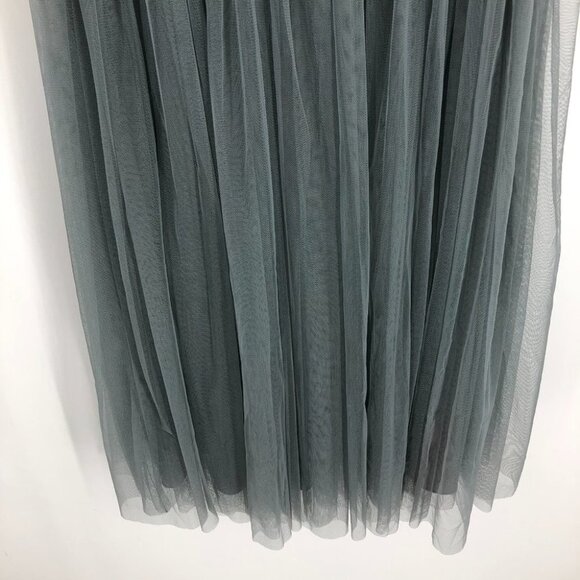 Needle & Thread Blue tinted Grey Coppelia Embellished Ballet Tulle Midi Dress 2 - Picture 9 of 16